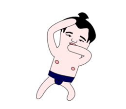yuruyuru sumo wrestlers sticker #10110851
