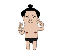 yuruyuru sumo wrestlers sticker #10110852