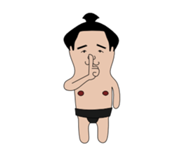 yuruyuru sumo wrestlers sticker #10110857