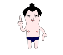 yuruyuru sumo wrestlers sticker #10110867