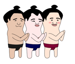 yuruyuru sumo wrestlers sticker #10110868