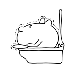 Atamakuma sticker #10111111