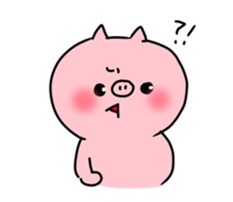 The smile of pig 5 sticker #10111697
