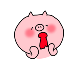 The smile of pig 5 sticker #10111703