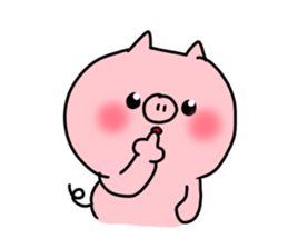 The smile of pig 5 sticker #10111706