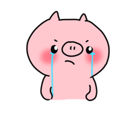 The smile of pig 5 sticker #10111707