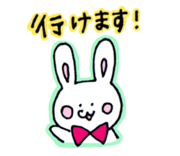 Honorific of a rabbit and the bear sticker #10112046