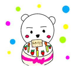 cute bear and dog sticker sticker #10112077