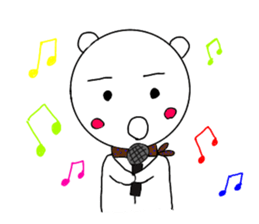 cute bear and dog sticker sticker #10112079