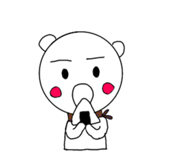 cute bear and dog sticker sticker #10112087