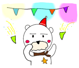 cute bear and dog sticker sticker #10112088