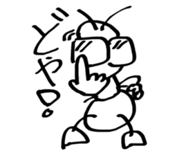 Japan cute ant sticker #10112198