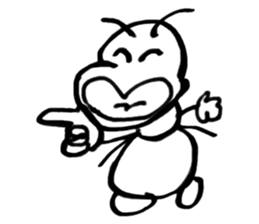 Japan cute ant sticker #10112222