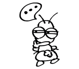 Japan cute ant sticker #10112227