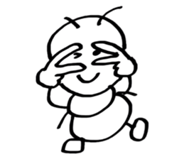 Japan cute ant sticker #10112228