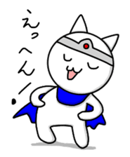 Adventure of brave cat sticker #10112602