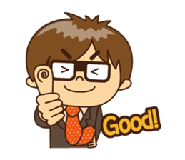 Every day of businessman sticker #10112844