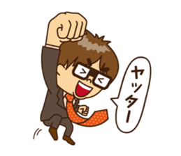 Every day of businessman sticker #10112850