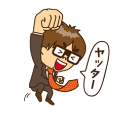 Every day of businessman sticker #10112850