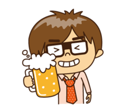 Every day of businessman sticker #10112864