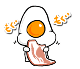 Cute Fried egg 3!! sticker #10113112