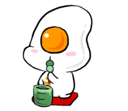 Cute Fried egg 3!! sticker #10113114