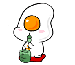 Cute Fried egg 3!! sticker #10113114