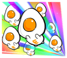 Cute Fried egg 3!! sticker #10113118
