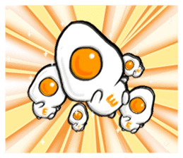 Cute Fried egg 3!! sticker #10113126