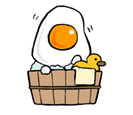 Cute Fried egg 3!! sticker #10113137