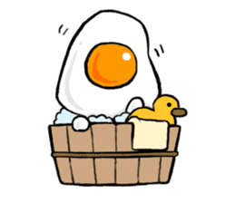 Cute Fried egg 3!! sticker #10113137