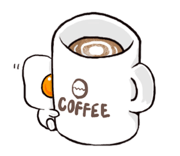 Cute Fried egg 3!! sticker #10113139