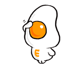 Cute Fried egg 3!! sticker #10113143