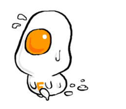 Cute Fried egg 3!! sticker #10113144