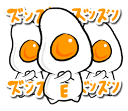 Cute Fried egg 3!! sticker #10113145