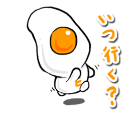 Cute Fried egg 3!! sticker #10113146