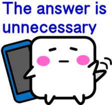 I am a square.[English] sticker #10113438