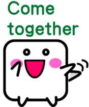 I am a square.[English] sticker #10113448