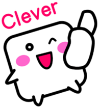 I am a square.[English] sticker #10113449