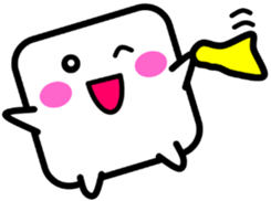 I am a square.[English] sticker #10113470