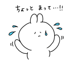 The smile of rabbit 11 sticker #10113654