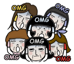 Obaba sentai (Family version) sticker #10113715