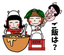 Obaba sentai (Family version) sticker #10113721