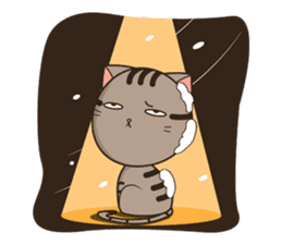 Den the cat sticker #10113837