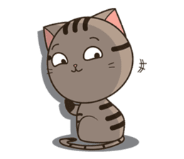 Den the cat sticker #10113843