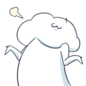 The Naughty Cloud sticker #10114034