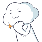 The Naughty Cloud sticker #10114044