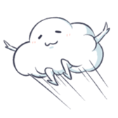 The Naughty Cloud sticker #10114066