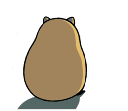 Daily Life of of a Stray Capybara (3) sticker #10114987