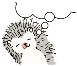 Daily life of the hedgehog sticker #10115046